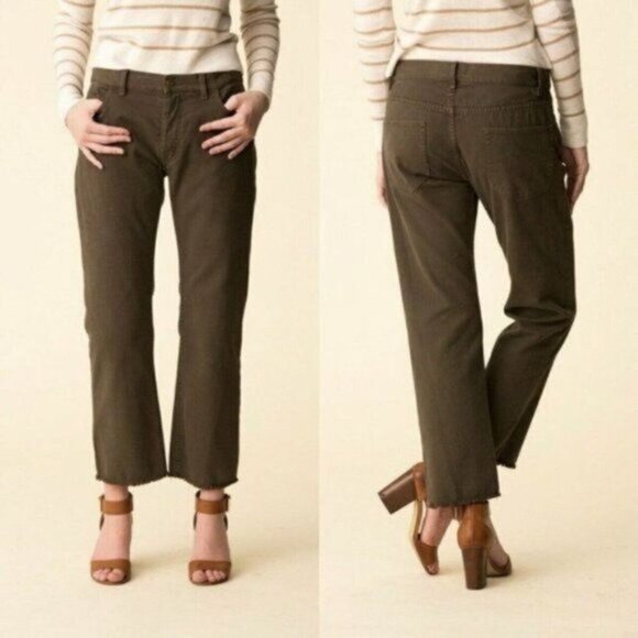 Nili Lotan Boyfriend Pant in Mocha Women Size 6 - Picture 1 of 8